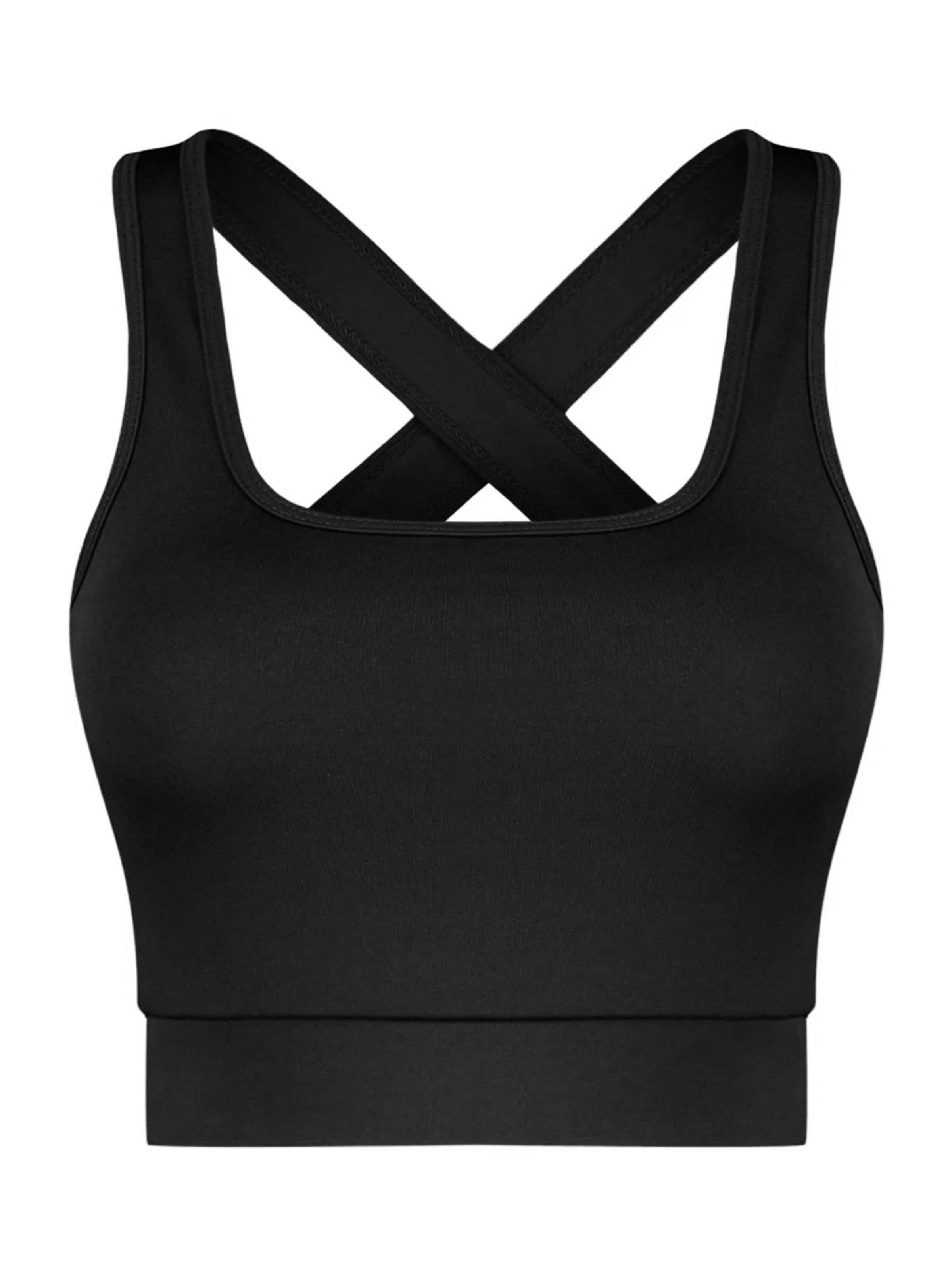 Trendyol Bralette Sports Bra in Black: front