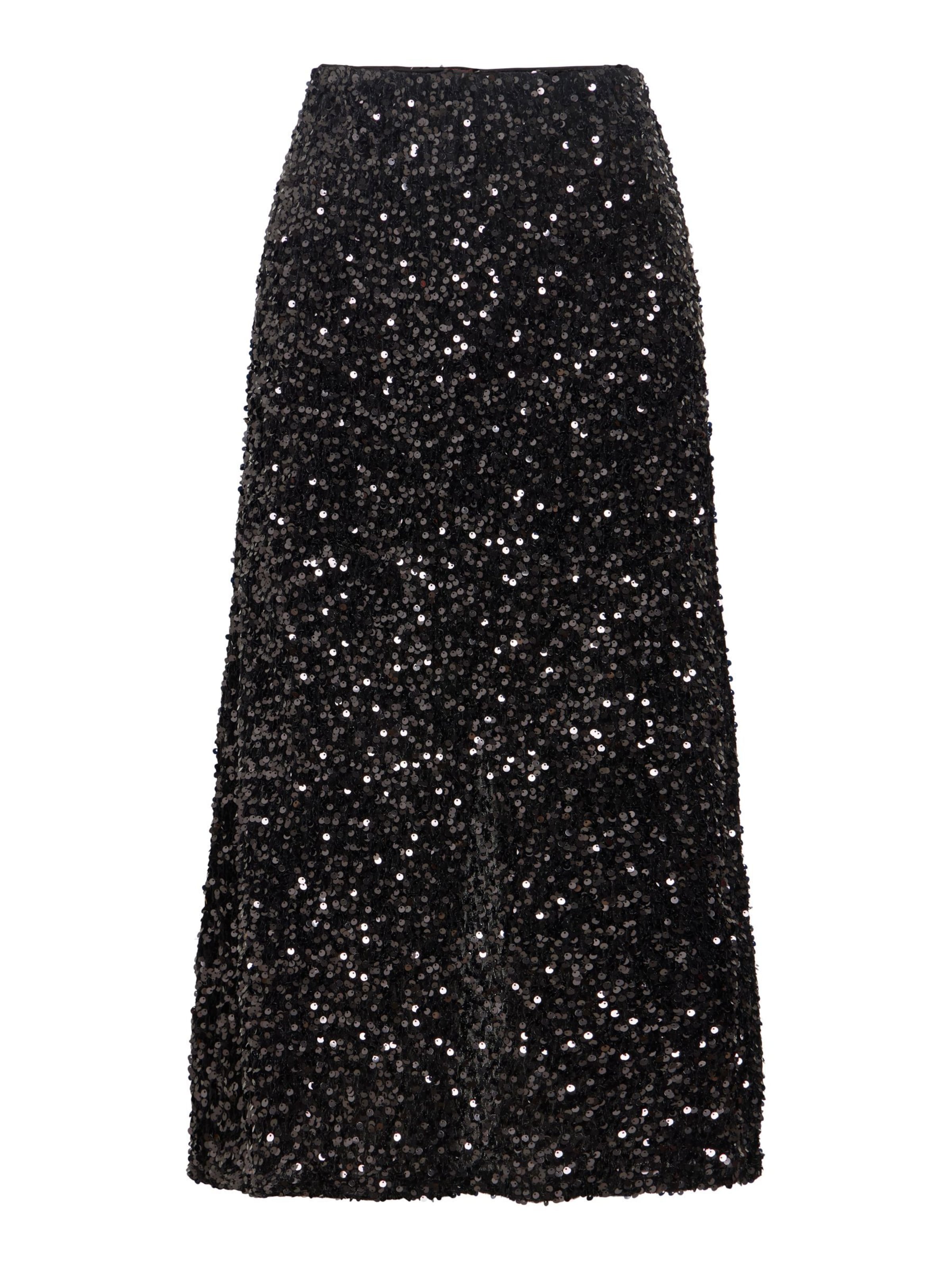 VILA - Falda en negro: frente