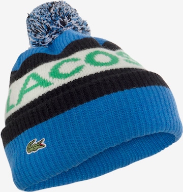 LACOSTE Beanie in Blue: front