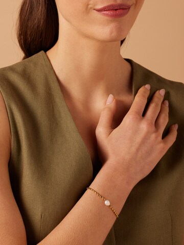 Lucardi Armband 'Moderner Look' in Goud: voorkant