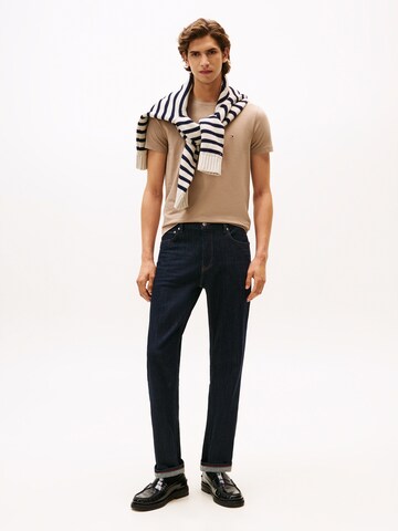 TOMMY HILFIGER Slim fit Μπλουζάκι σε μπεζ