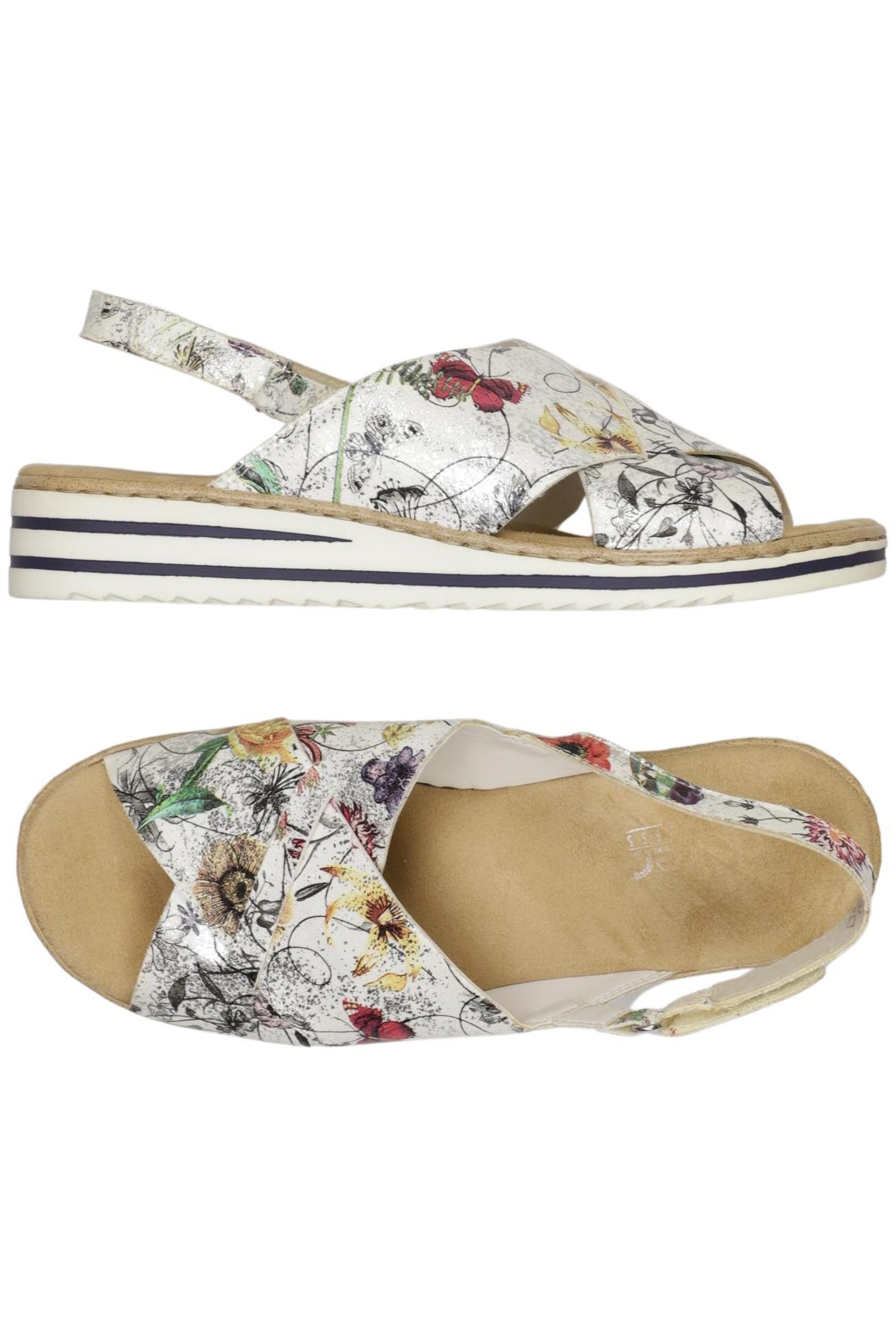 Rieker Sandals & High-Heeled Sandals in 39 in Silver: front