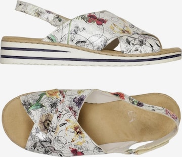 Rieker Sandals & High-Heeled Sandals in 39 in Silver: front
