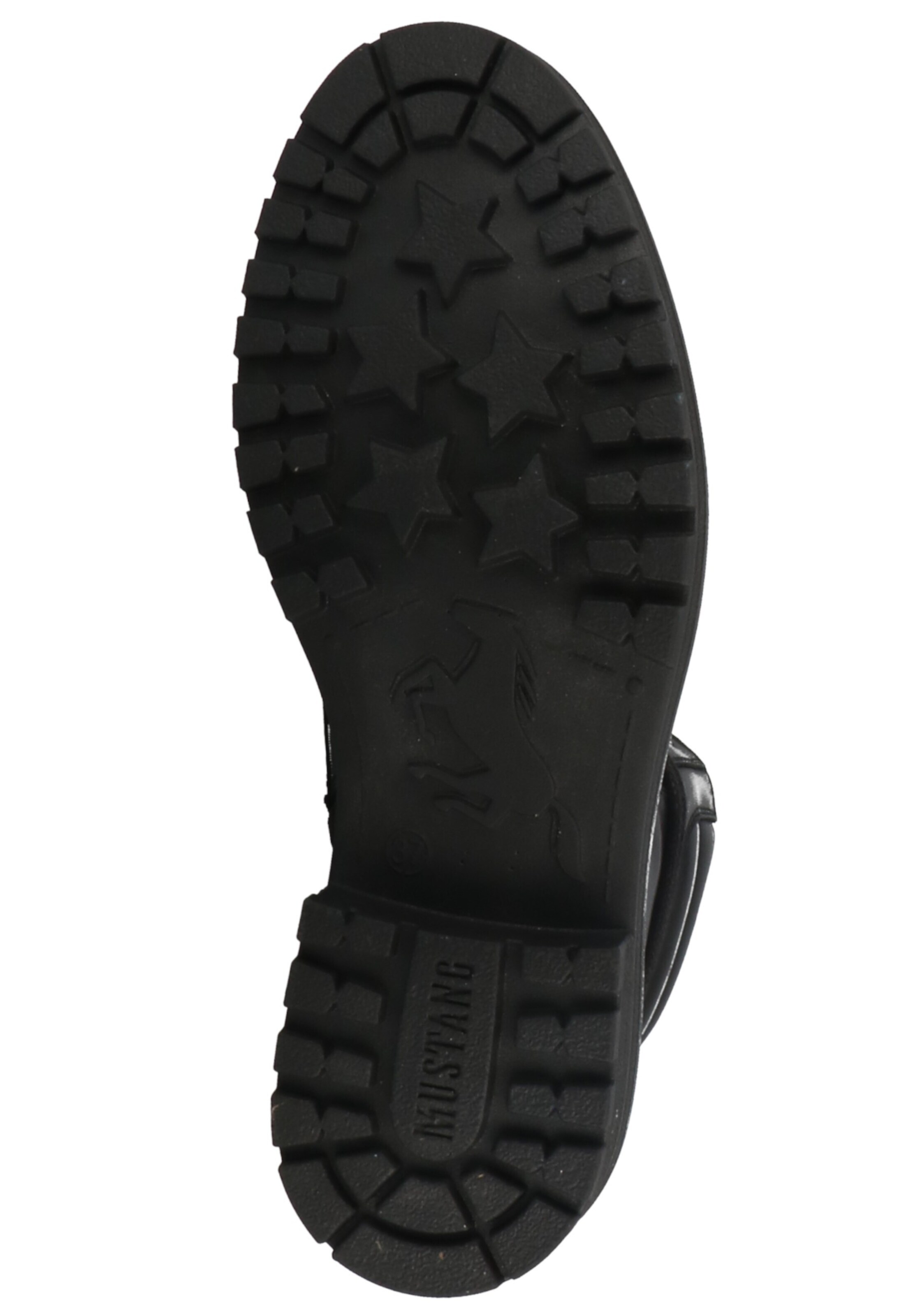 MUSTANG Lace-up bootie in Black