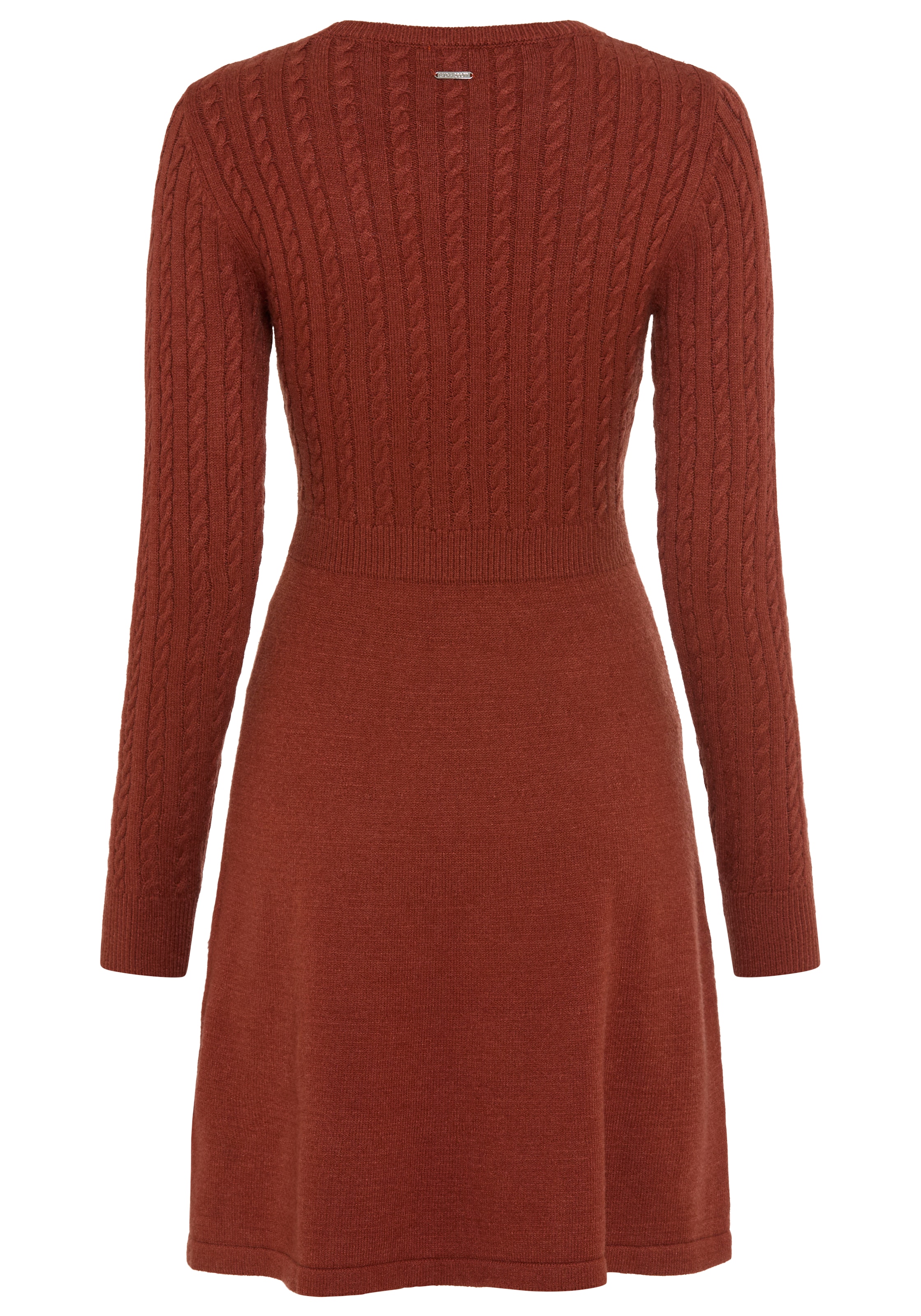 LAURA SCOTT Knitted dress in Brown