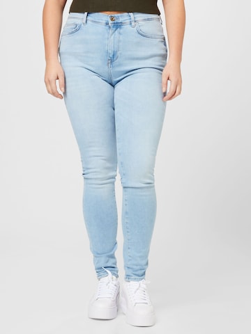 ONLY Carmakoma Skinny Jeans 'Maya' in Blue: front