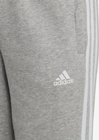 ADIDAS SPORTSWEAR Tapered Workout Pants 'Essentials' in Grey
