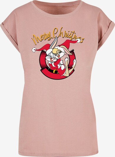 ABSOLUTE CULT Shirt 'Looney Tunes - Lola Merry Christmas' in de kleur Oudroze / Rood / Zwart / Wit, Productweergave