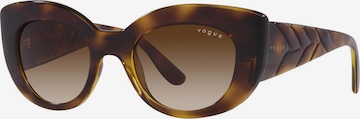 VOGUE Eyewear Слънчеви очила '0VO5480S' в кафяво: отпред