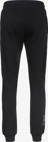UNIFIT Tapered Sporthose in Schwarz