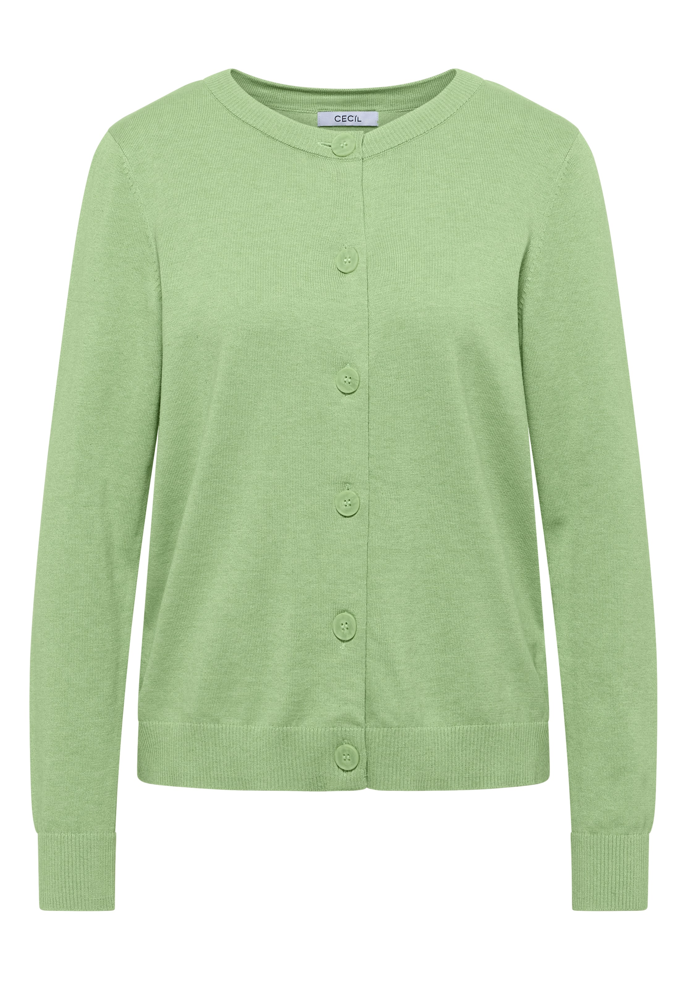 CECIL Strickjacke in Grün: Vorderseite