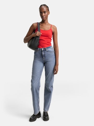 Haut TOM TAILOR DENIM en rouge