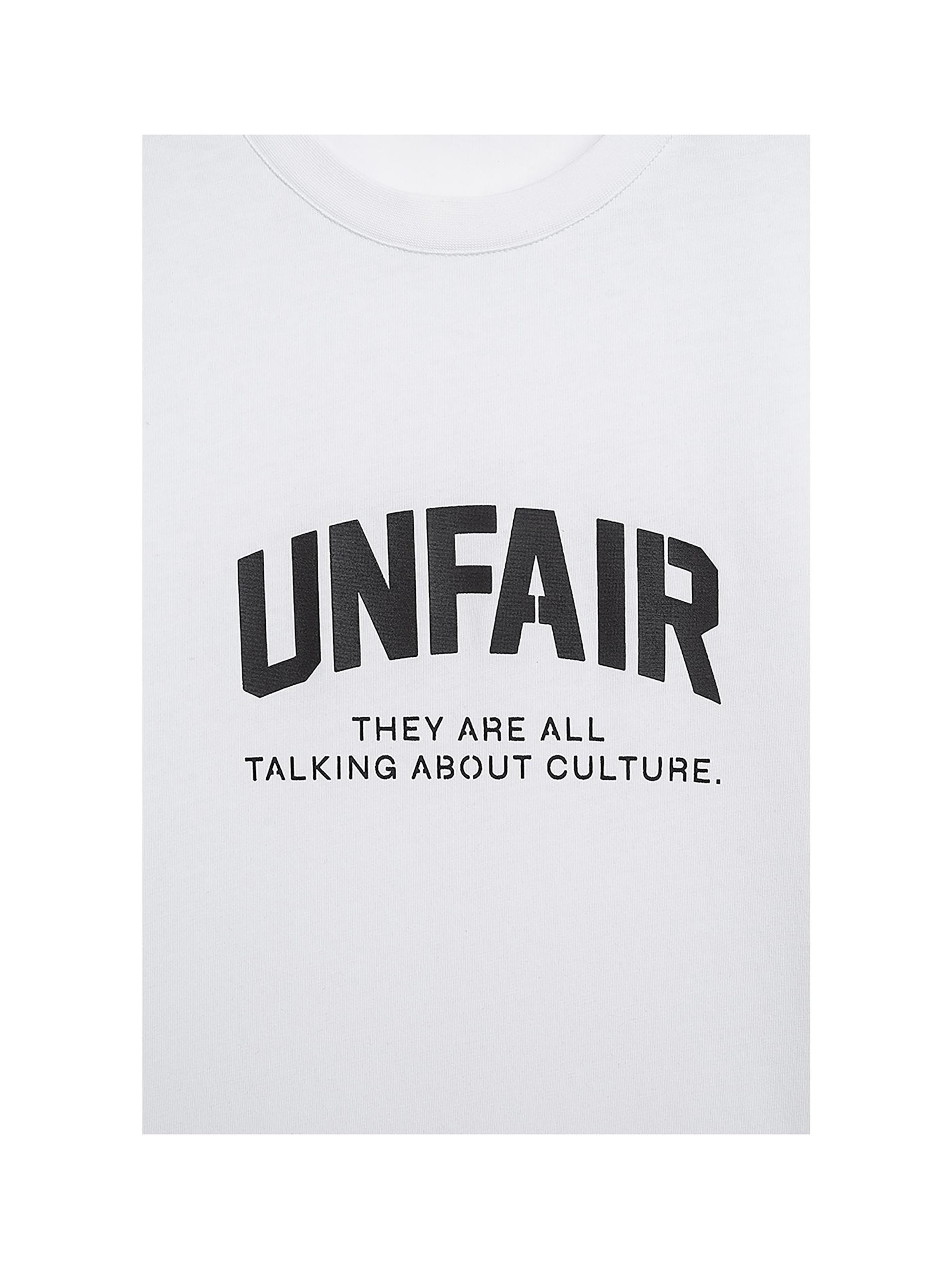 Unfair Athletics Shirt 'Taatac' in Wit