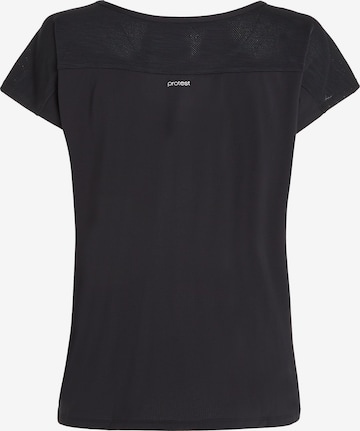 PROTEST Sportsweatshirt 'PRTLOQUAT' in Schwarz: Vorderseite