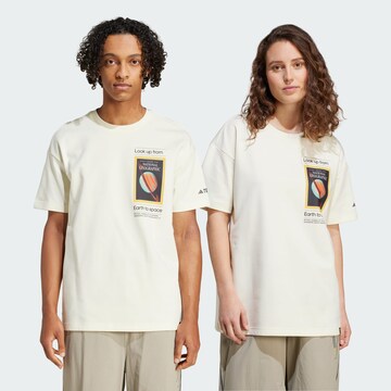 ADIDAS TERREX Functioneel shirt 'National Geographic' in Beige: voorkant