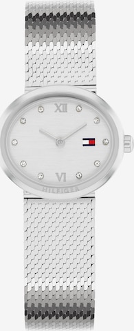 TOMMY HILFIGER Analoginen kello 'MOIRA' värissä hopea: etupuoli