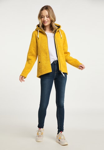 Schmuddelwedda Fleece jas in Geel