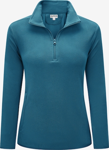 33,000ft Fleecejacke in Blau: Vorderseite