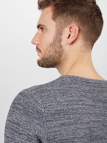 JACK & JONES Regular Fit Pullover 'Theo' in Grau