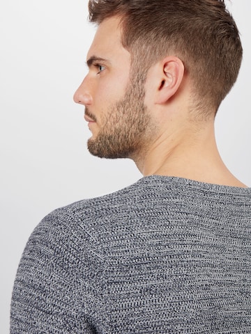 JACK & JONES Regular Fit Pullover 'Theo' in Grau