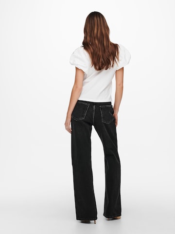 ONLY Wide leg Jeans 'Hope' in Black