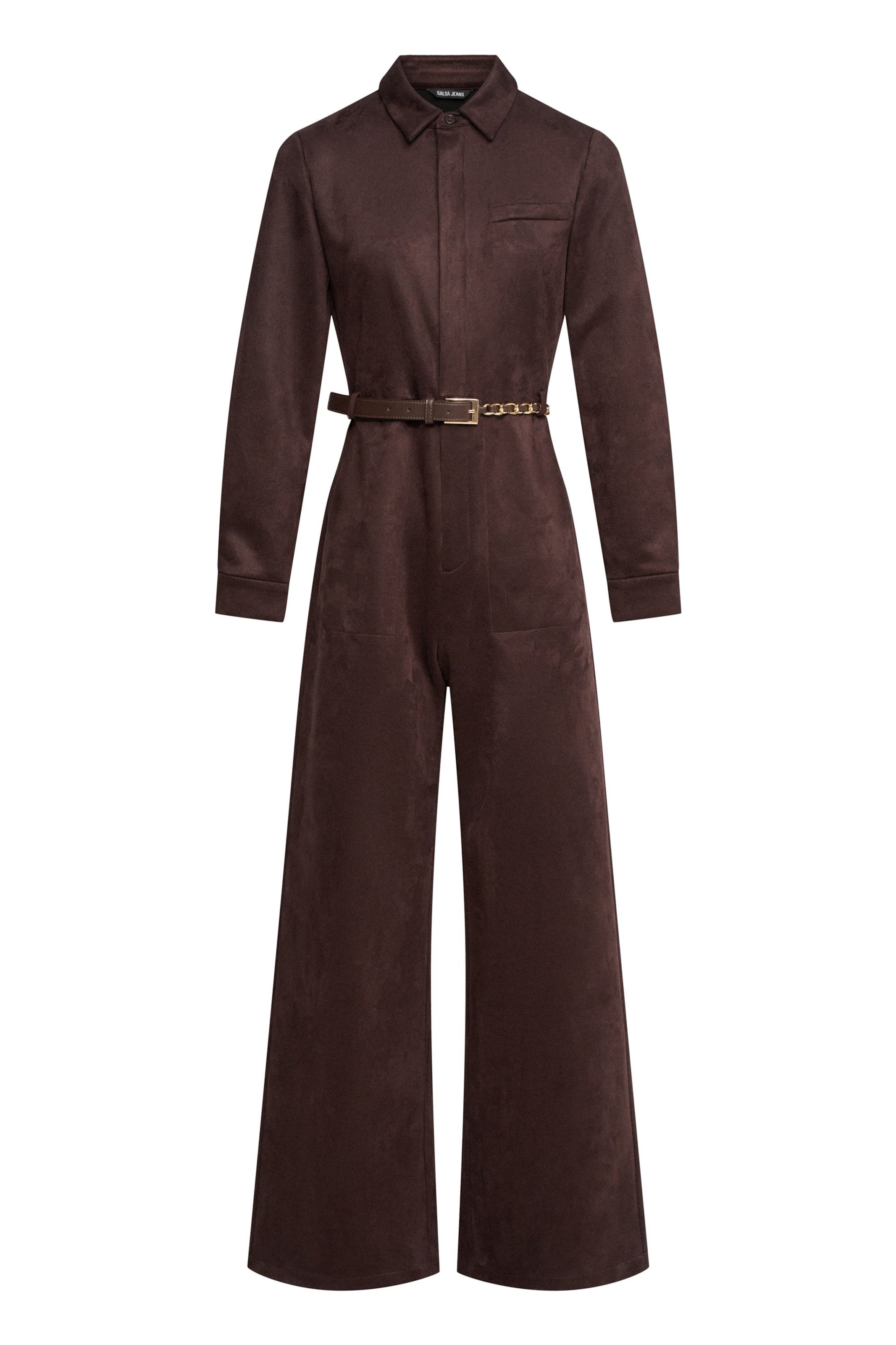 Salsa Jeans Jumpsuits in Braun: Vorderseite