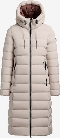 khujo Between-Seasons Coat 'Simmie' in Beige: front