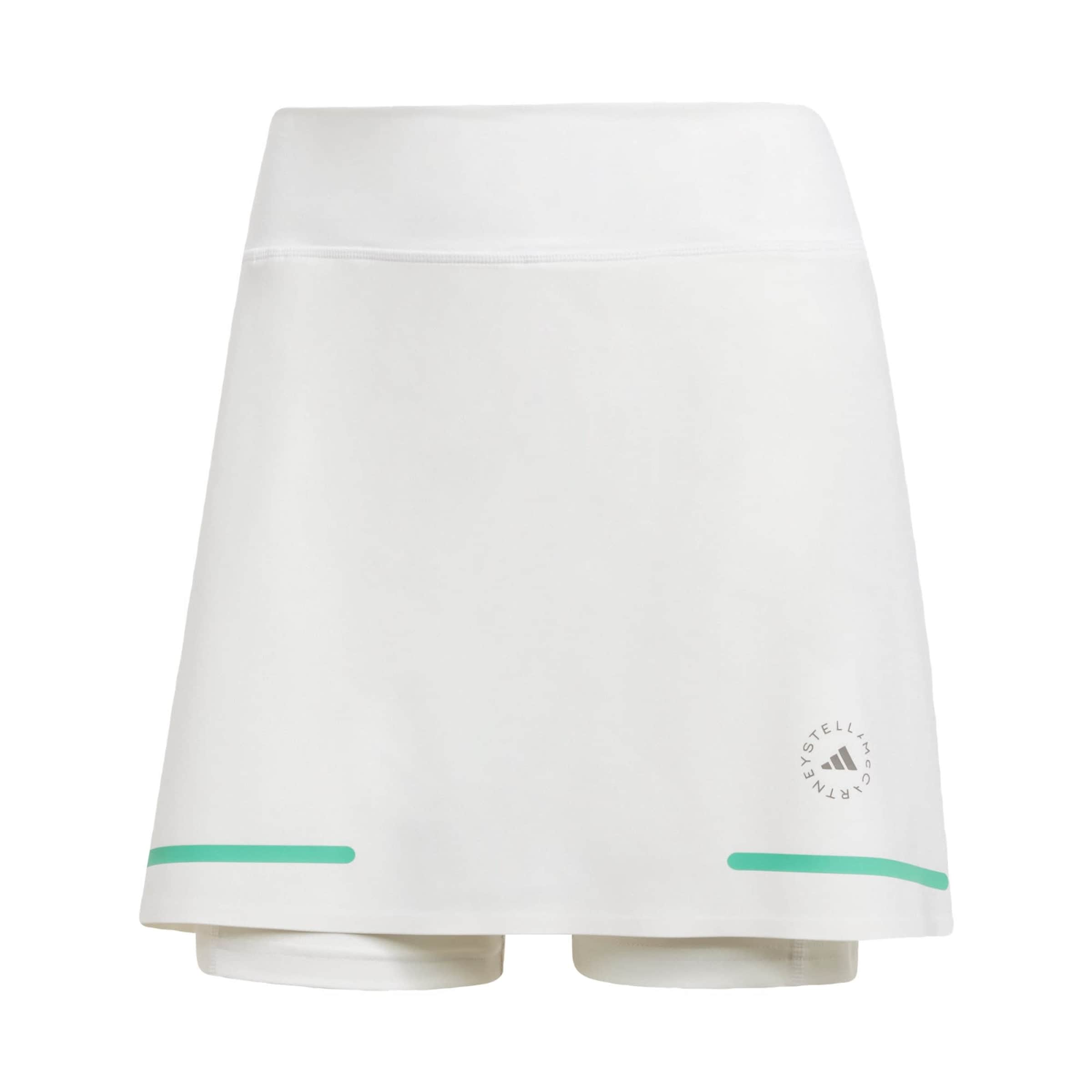 ADIDAS BY STELLA MCCARTNEY - Falda deportiva 'TrueNature' en blanco: frente