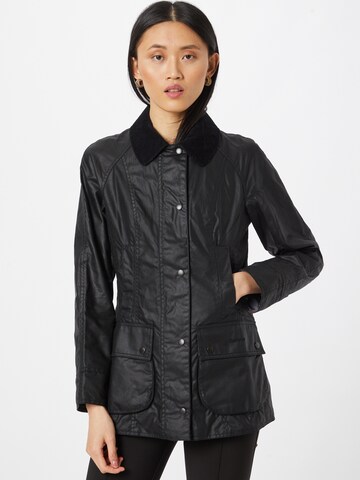 Veste mi-saison 'Beadnell' Barbour en noir : devant