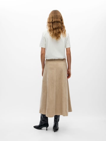 OBJECT - Falda en beige