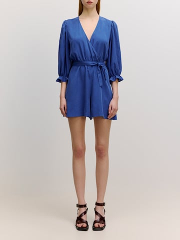 EDITED Jumpsuit 'Kallie' in Blauw: voorkant