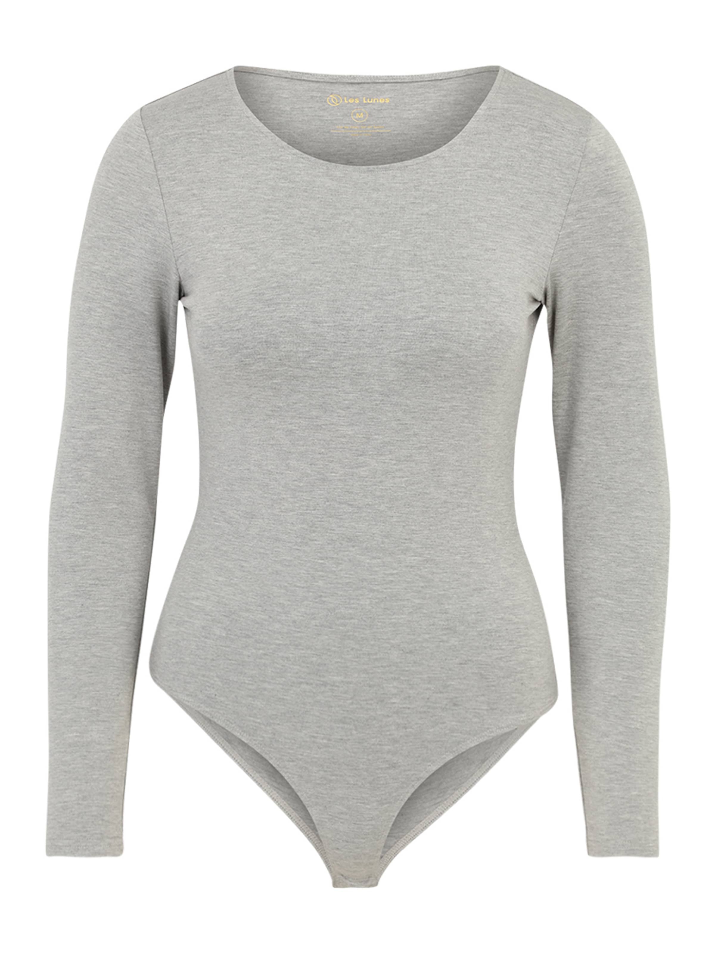 Shirtbody 'Alena' Les Lunes en gris : devant