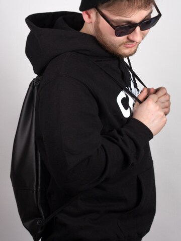 Manufaktur13 Sportturnbeutel 'Black Out' in Schwarz