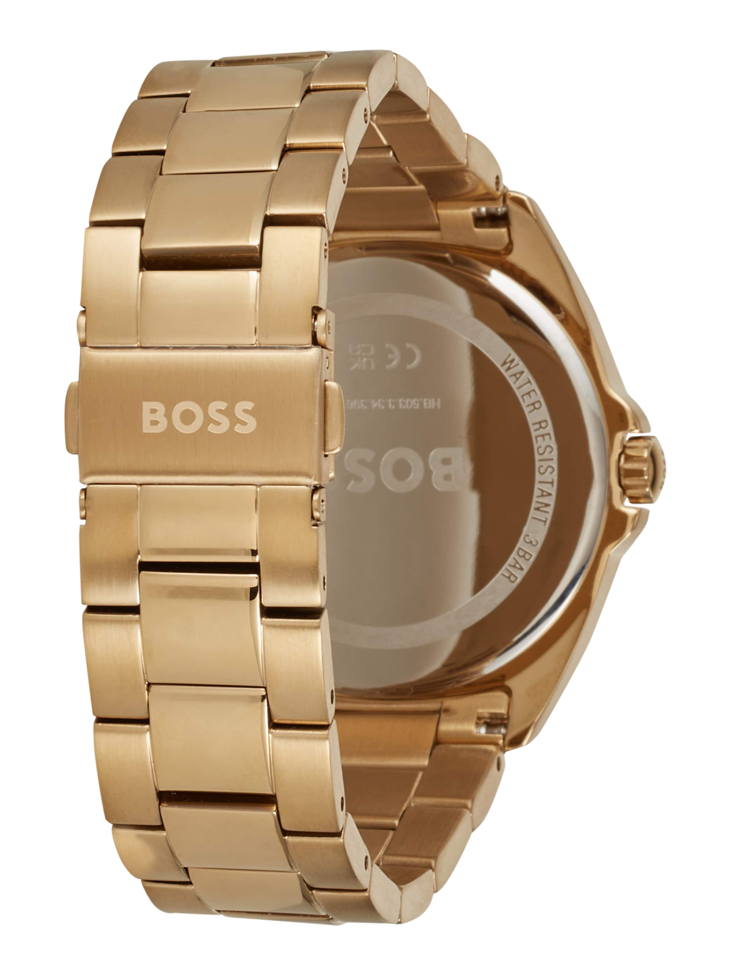 BOSS Аналоговые часы 'Atea' в Золотой