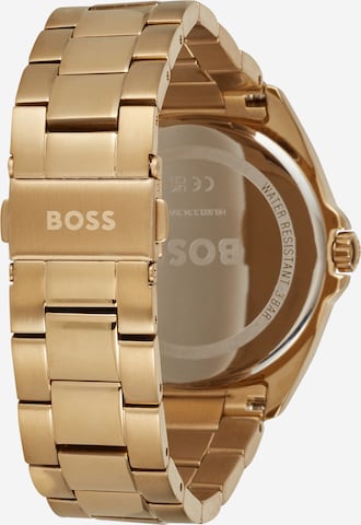 BOSS Black Analógové hodinky 'Atea' - Zlatá