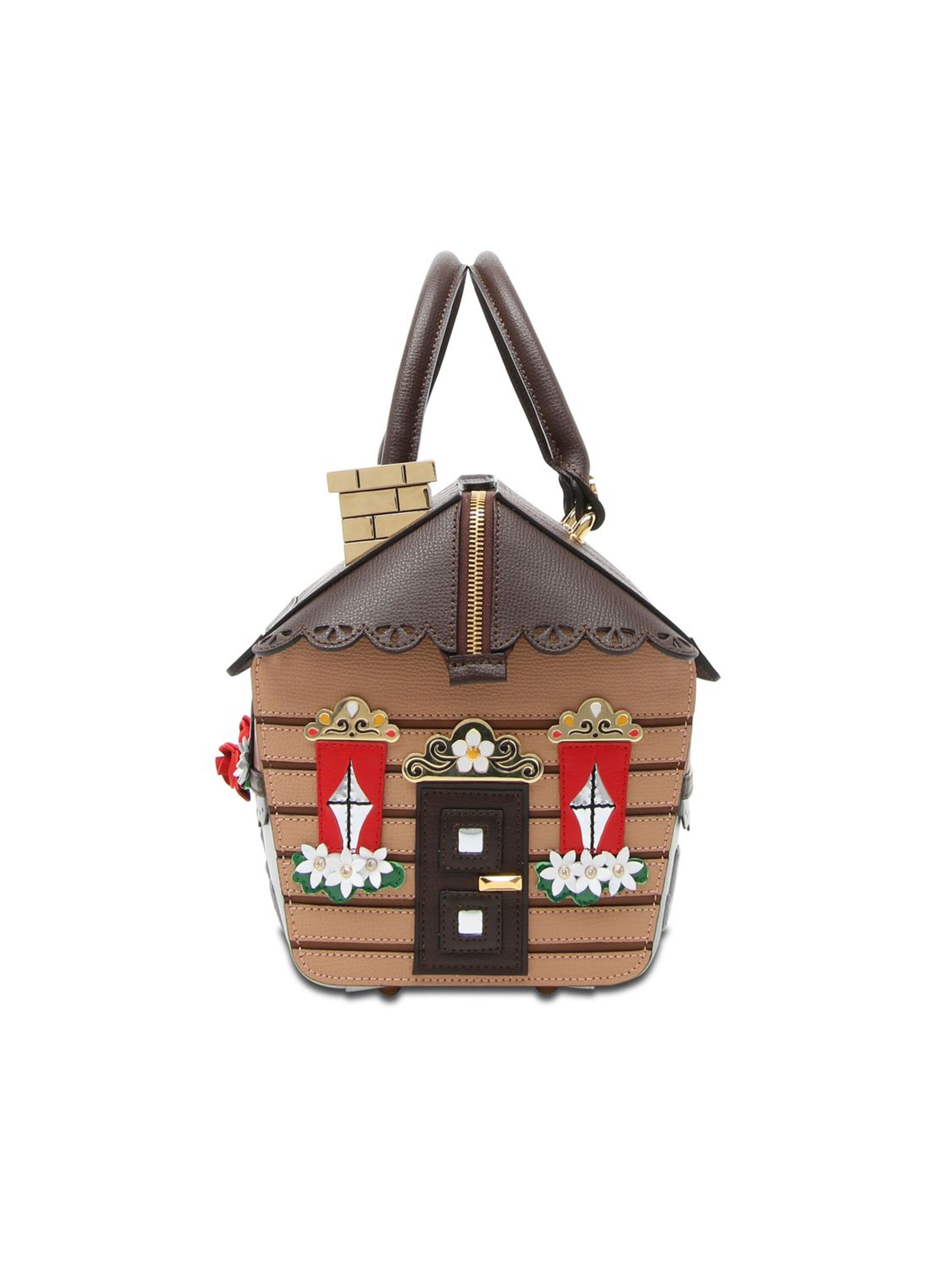 Borsa a mano 'Tema Chalet' di Braccialini in marrone
