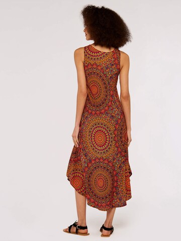 Apricot Summer Dress in Red