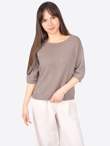 Seasons of April Trui 'MILENA' in Bruin