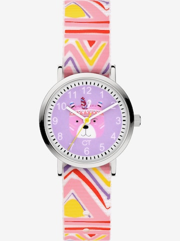 Cool Time Horloge in Zilver: voorkant