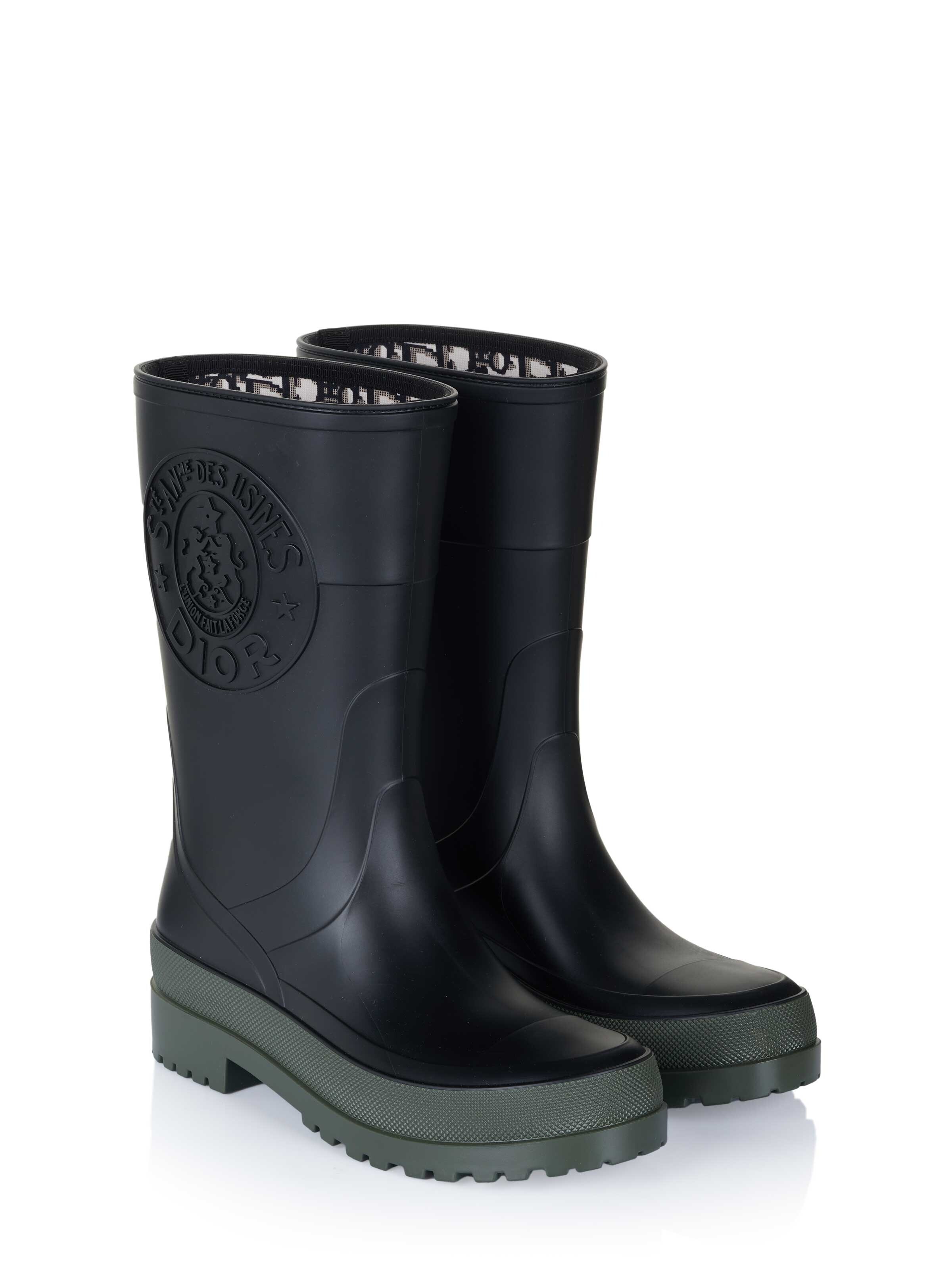 Dior Gummistøvler 'Dior Gummistiefel schwarz' i sort
