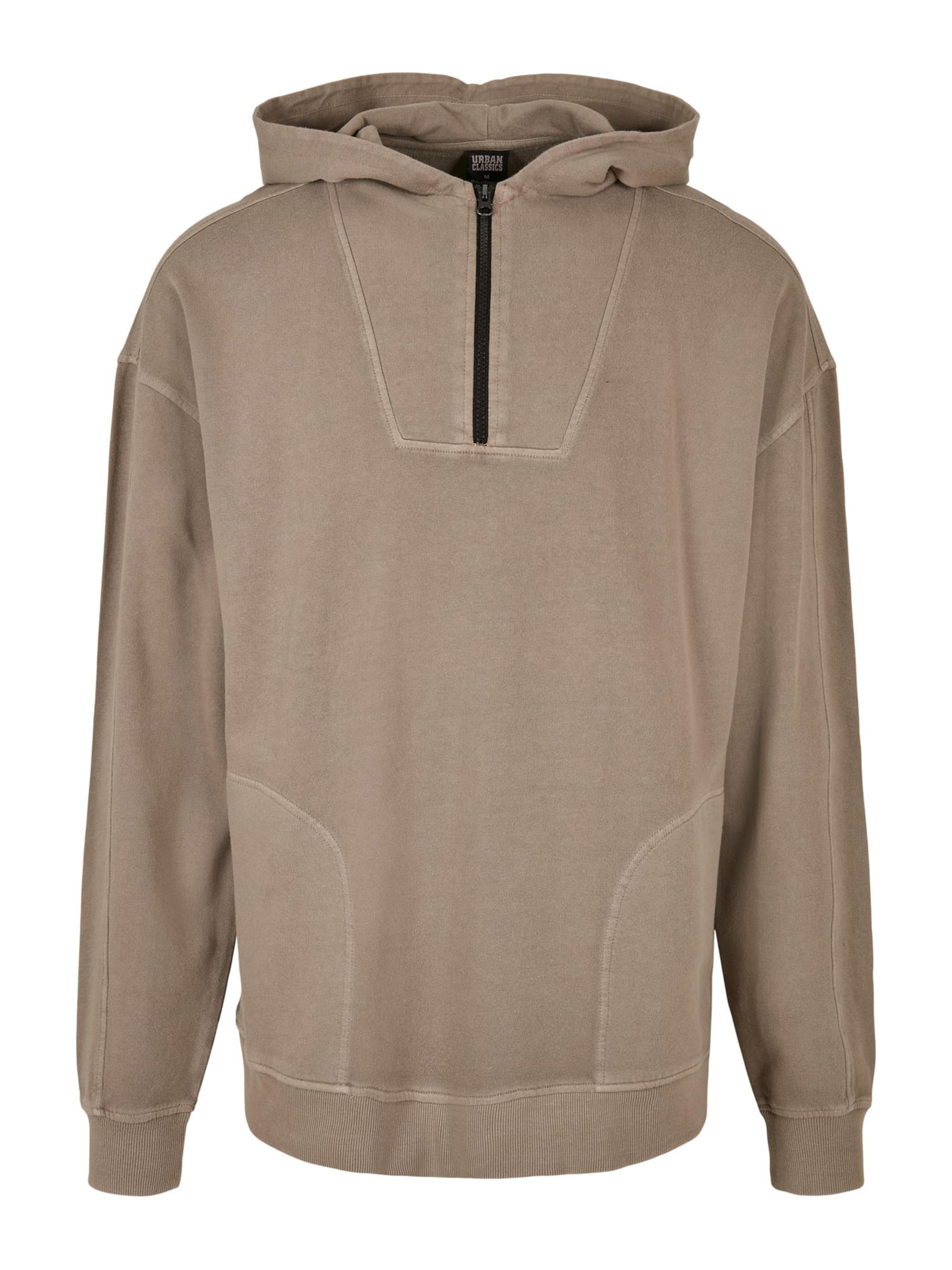 Urban Classics Μπλούζα φούτερ σε καφέ: μπροστά