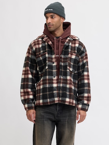 JACK & JONES Comfort fit Kurtka przejściowa 'JORBLEECKER' w kolorze brązowy: przód