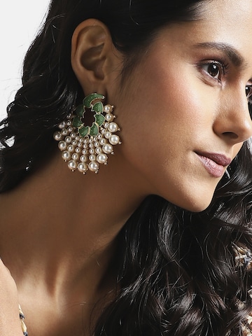 Boucles d'oreilles 'Soonam' SOHI en vert : devant