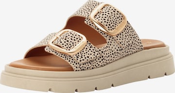 Tamaris Mule in Beige: front