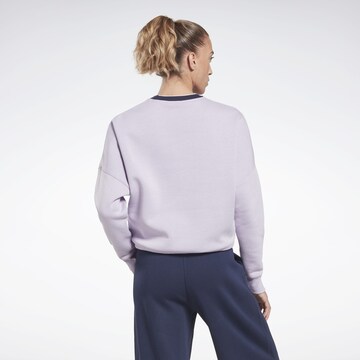 Reebok Athletic Sweatshirt in Purple