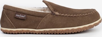 Minnetonka - Mocassins 'Tilden' em castanho