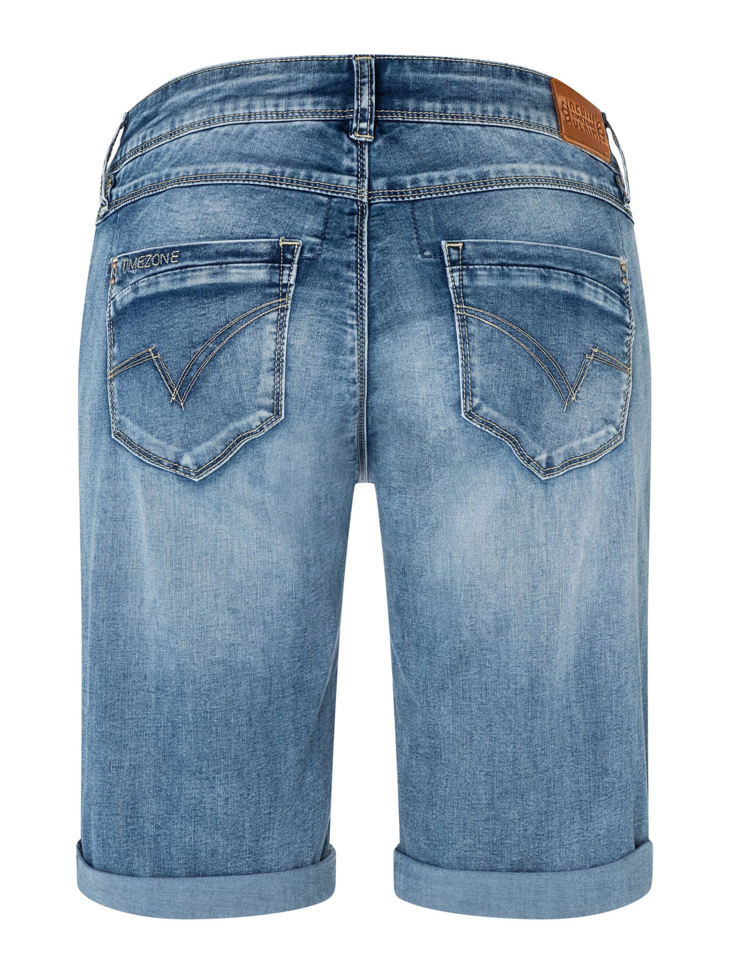 TIMEZONE Slimfit Shorts 'Nali' in Blau