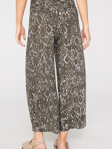 Tezenis Wide Leg Trousers in Grün