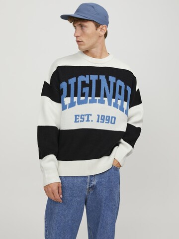 JACK & JONES Pullover in Weiß: Vorderseite
