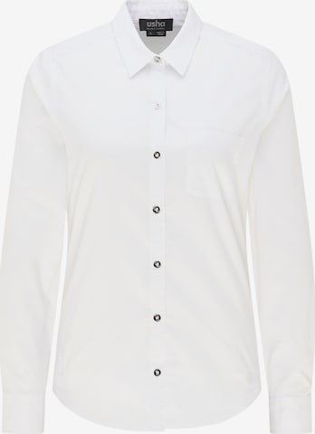 usha BLACK LABEL Blouse in White: front